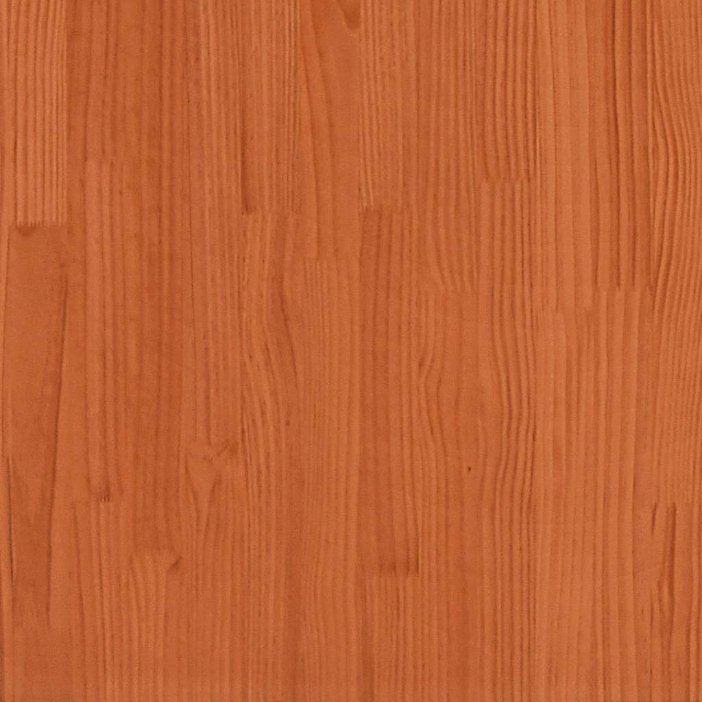 vidaXL Wooden Christmas Tree for Decoration Wax Brown 80 cm Solid Wood Pine - 56924