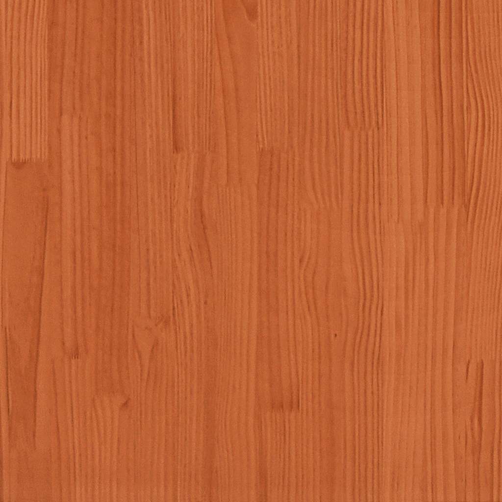 vidaXL Wooden Christmas Tree for Decoration Wax Brown 100 cm Solid Wood Pine