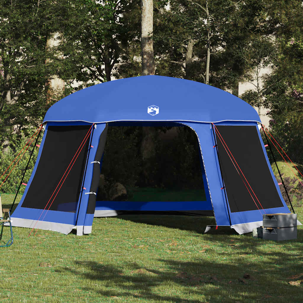 vidaXL Pool Tent with Removable Fly & Mesh Walls Azure Blue 512x458 cm