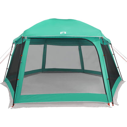 vidaXL Pool Tent with Removable Fly & Mesh Walls Sea Green 512x458 cm