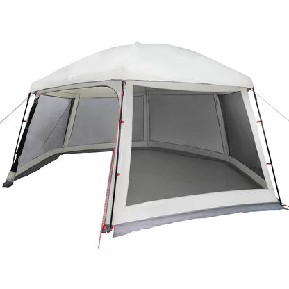 vidaXL Pool Tent with Removable Fly & Mesh Walls Grey 512x458 cm