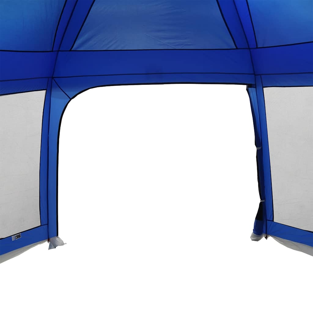 vidaXL Pool Tent with Removable Fly & Mesh Walls Azure Blue 618x532 cm