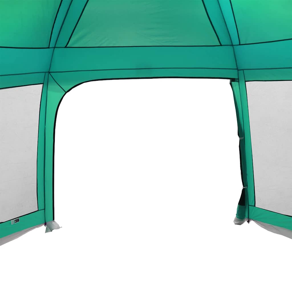 vidaXL Pool Tent with Removable Fly & Mesh Walls Sea Green 618x532 cm