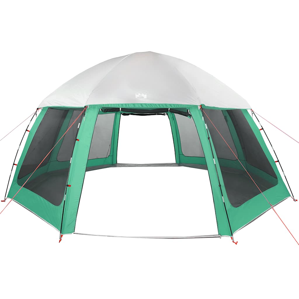 vidaXL Pool Tent with Removable Fly & Mesh Walls Sea Green 510x510 cm