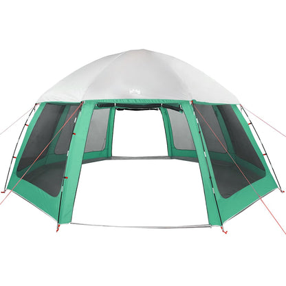 vidaXL Pool Tent with Removable Fly & Mesh Walls Sea Green 510x510 cm