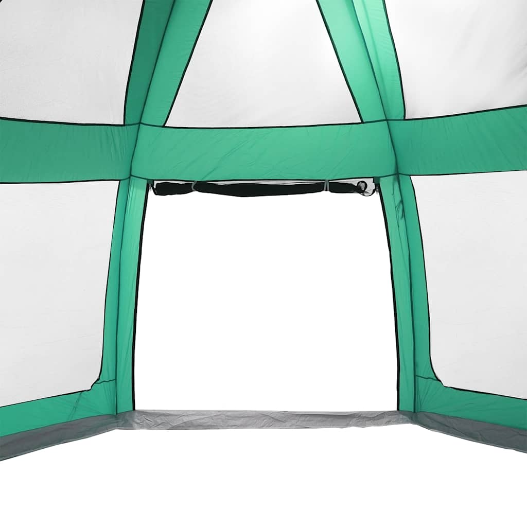 vidaXL Pool Tent with Removable Fly & Mesh Walls Sea Green 510x510 cm