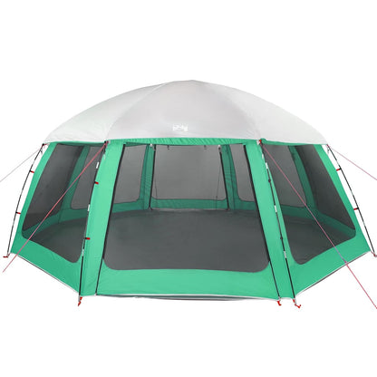 vidaXL Pool Tent with Removable Fly & Mesh Walls Sea Green 612x612 cm
