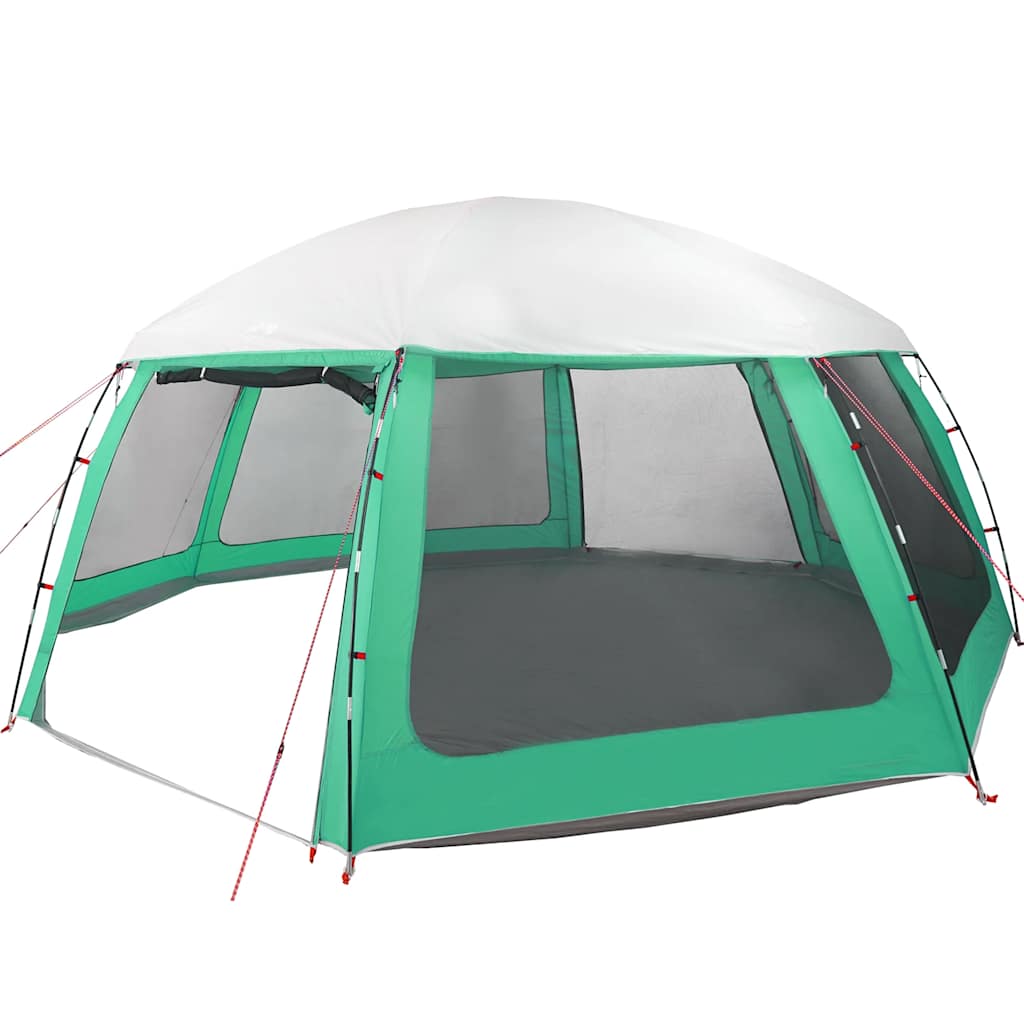 vidaXL Pool Tent with Removable Fly & Mesh Walls Sea Green 612x612 cm