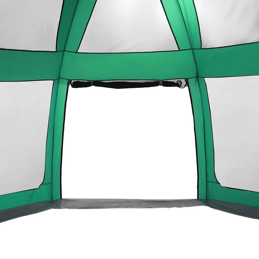 vidaXL Pool Tent with Removable Fly & Mesh Walls Sea Green 612x612 cm