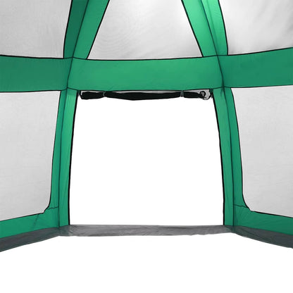 vidaXL Pool Tent with Removable Fly & Mesh Walls Sea Green 612x612 cm