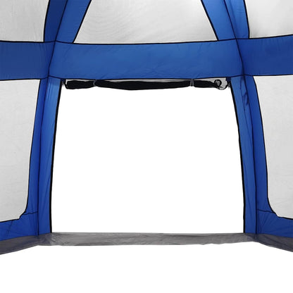 vidaXL Pool Tent with Removable Fly & Mesh Walls Azure Blue 690x690 cm
