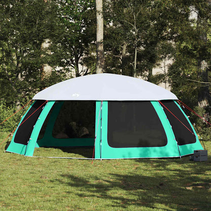 vidaXL Pool Tent with Removable Fly & Mesh Walls Sea Green 690x690 cm