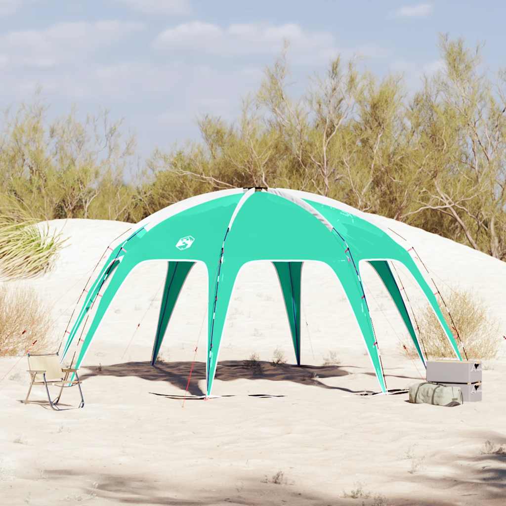 vidaXL Party Tent Sea Green Waterproof - 525 x 525 x 255 cm
