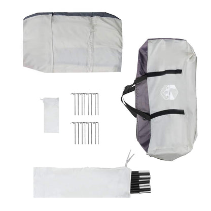 vidaXL Party Tent Grey Waterproof - 525 x 525 x 255 cm