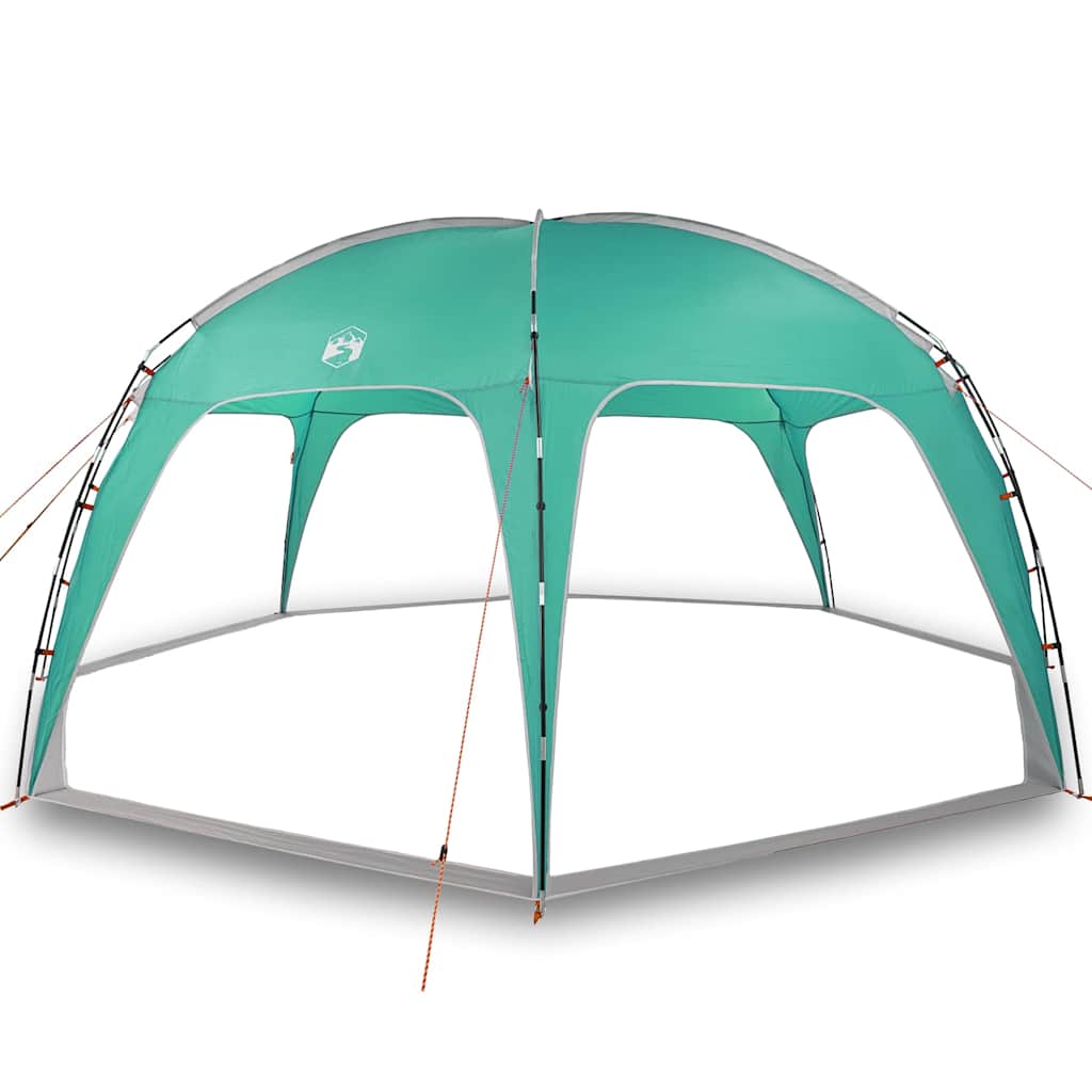 vidaXL Party Tent Sea Green Waterproof - 618 x 618 x 277 cm