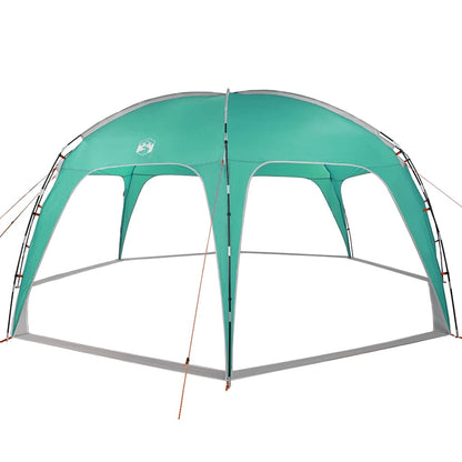 vidaXL Party Tent Sea Green Waterproof - 618 x 618 x 277 cm