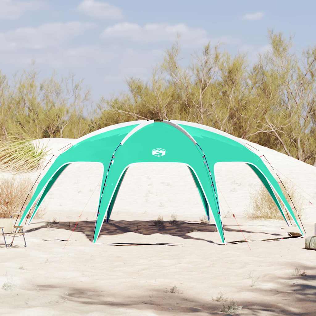 vidaXL Party Tent Sea Green Waterproof - 618 x 618 x 277 cm