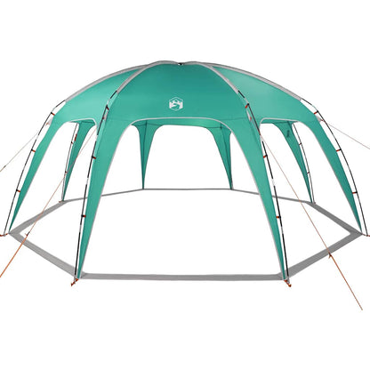 vidaXL Party Tent Sea Green Waterproof - 618 x 618 x 277 cm