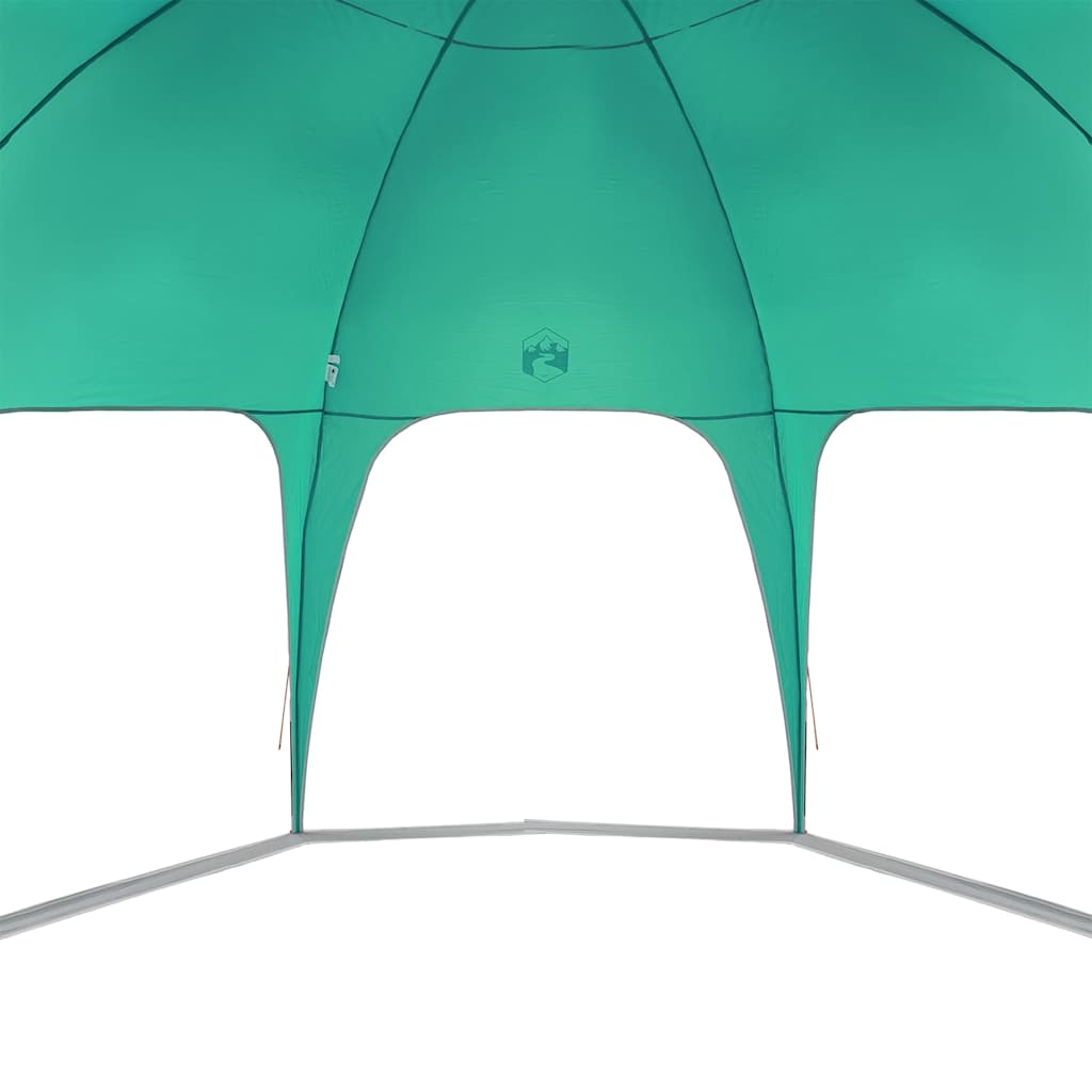vidaXL Party Tent Sea Green Waterproof - 618 x 618 x 277 cm