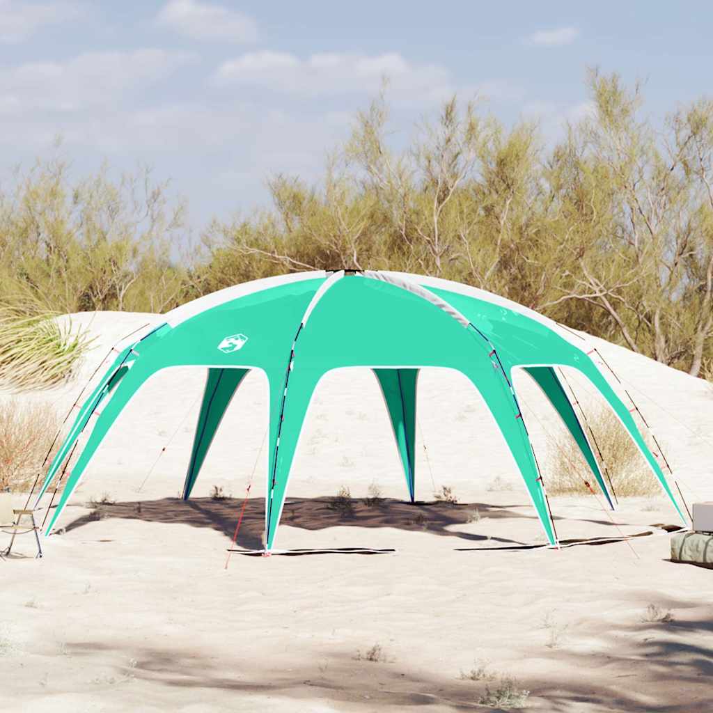 vidaXL Party Tent Sea Green Waterproof - 618 x 618 x 277 cm