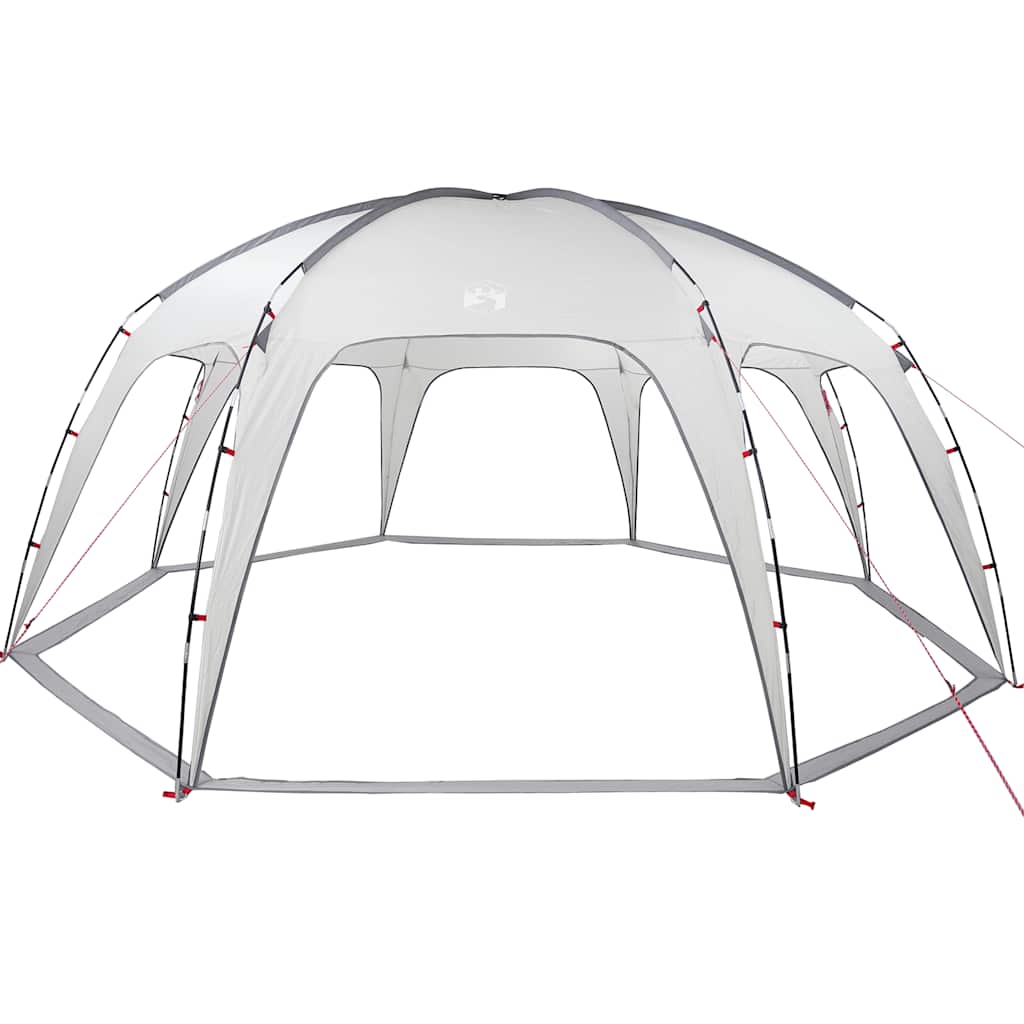 vidaXL Party Tent Grey Waterproof - 618 x 618 x 277 cm