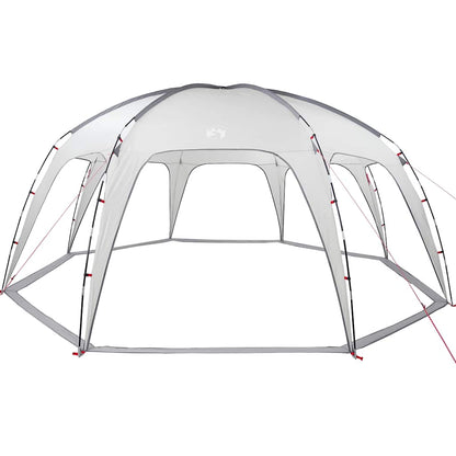 vidaXL Party Tent Grey Waterproof - 618 x 618 x 277 cm