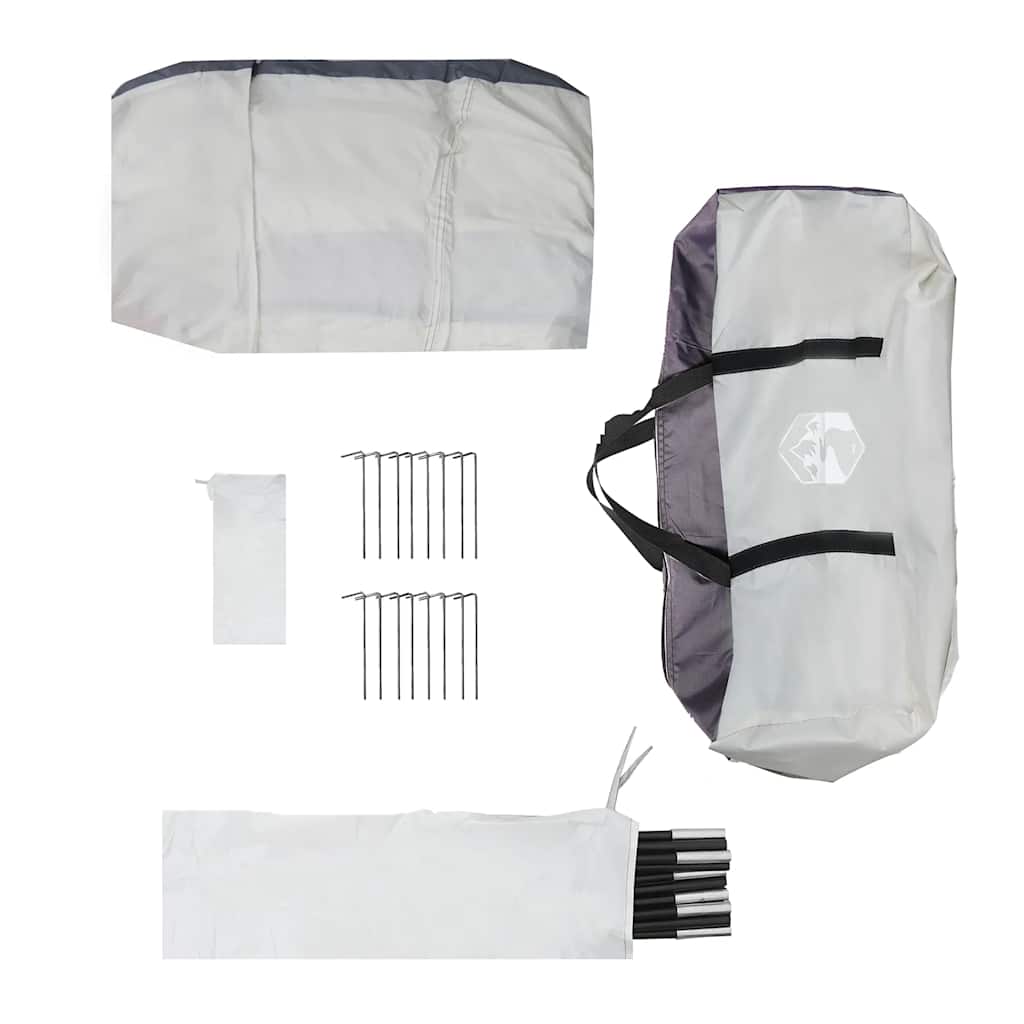 vidaXL Party Tent Grey Waterproof - 618 x 618 x 277 cm