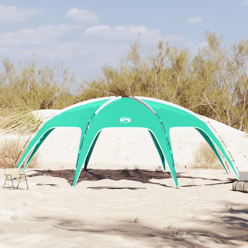 vidaXL Party Tent Sea Green Waterproof - 695 x 695 x 295 cm