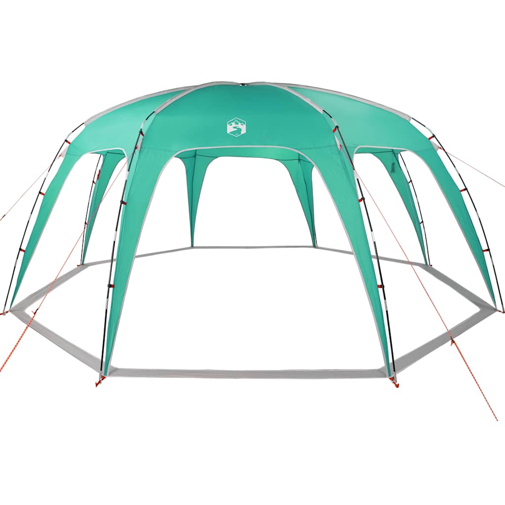 vidaXL Party Tent Sea Green Waterproof - 695 x 695 x 295 cm