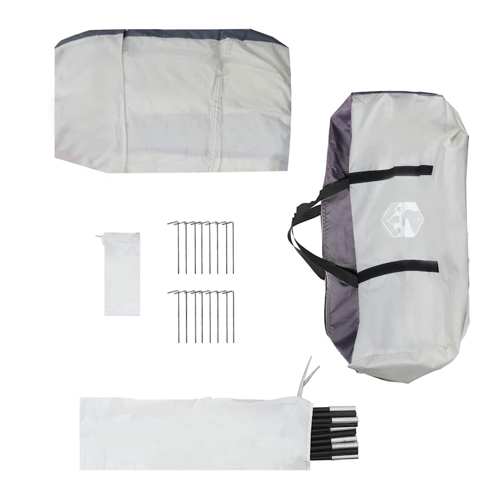 vidaXL Party Tent Grey Waterproof - 695 x 695 x 295 cm
