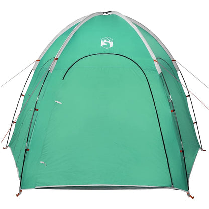 vidaXL Pool Tent Sea Green 366 x 305 x 231 cm Polyester and Fiberglass
