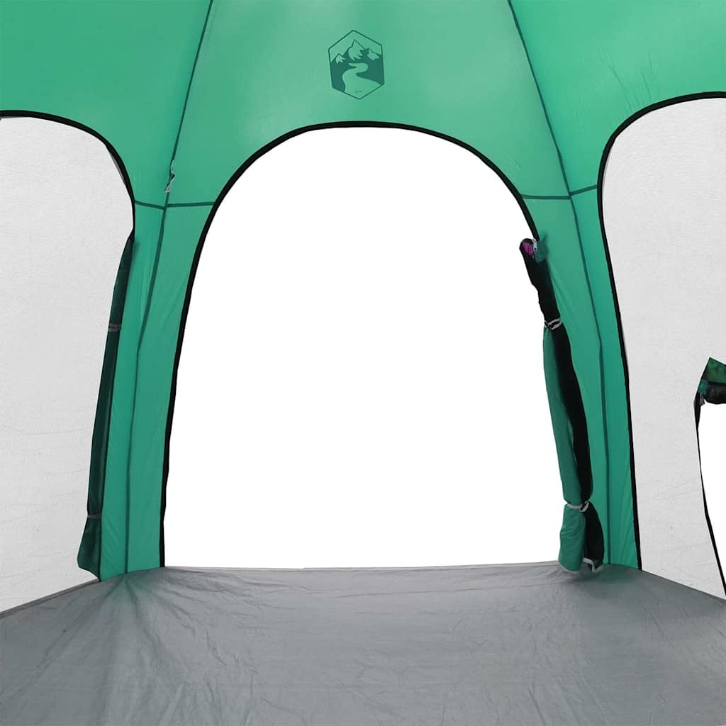 vidaXL Pool Tent Sea Green 366 x 305 x 231 cm Polyester and Fiberglass