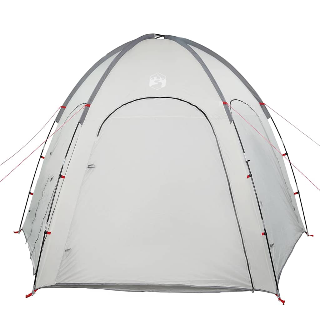 vidaXL Pool Tent Grey 366 x 305 x 231 cm Polyester and Fiberglass