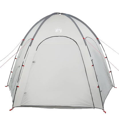 vidaXL Pool Tent Grey 366 x 305 x 231 cm Polyester and Fiberglass