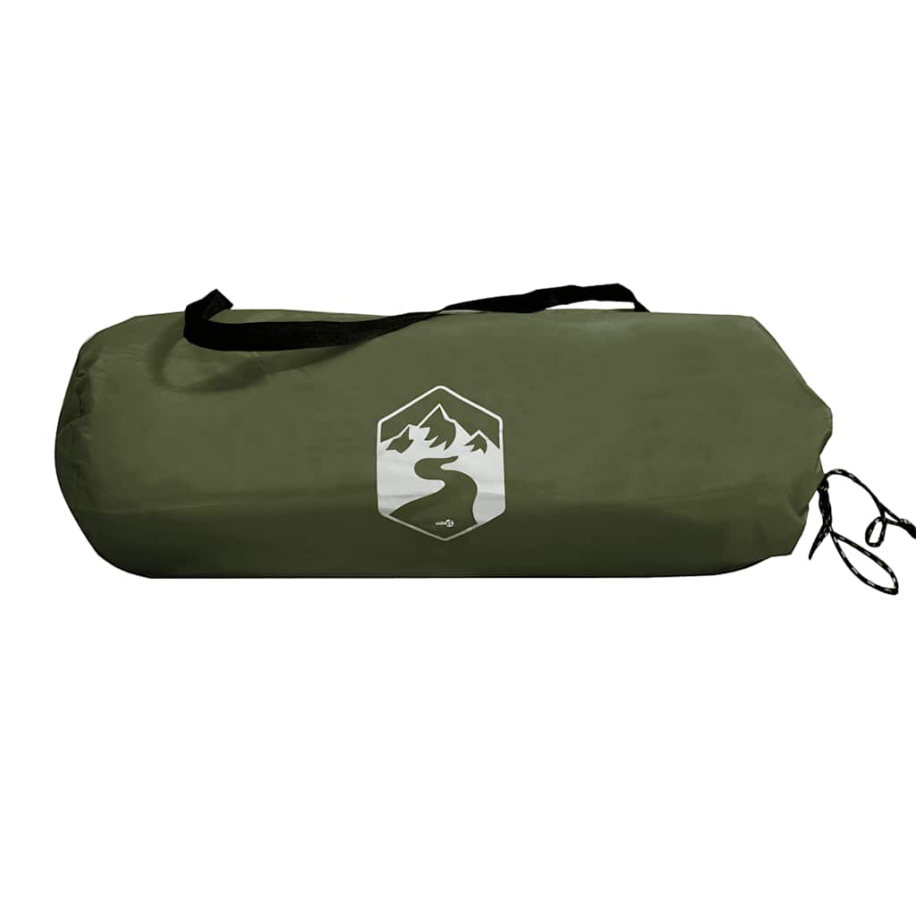 vidaXL Fishing Tent 3-Person Olive Green Waterproof - 312 x 216 x 114 cm
