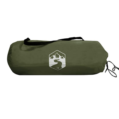 vidaXL Fishing Tent 3-Person Olive Green Waterproof - 312 x 216 x 114 cm