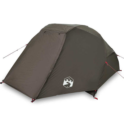 vidaXL Fishing Tent 3-Person Brown Waterproof - 312 x 216 x 114 cm