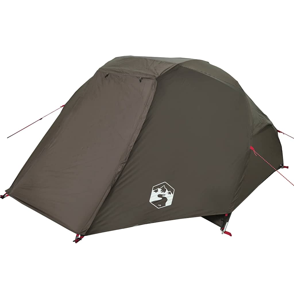 vidaXL Fishing Tent 3-Person Brown Waterproof - 312 x 216 x 114 cm