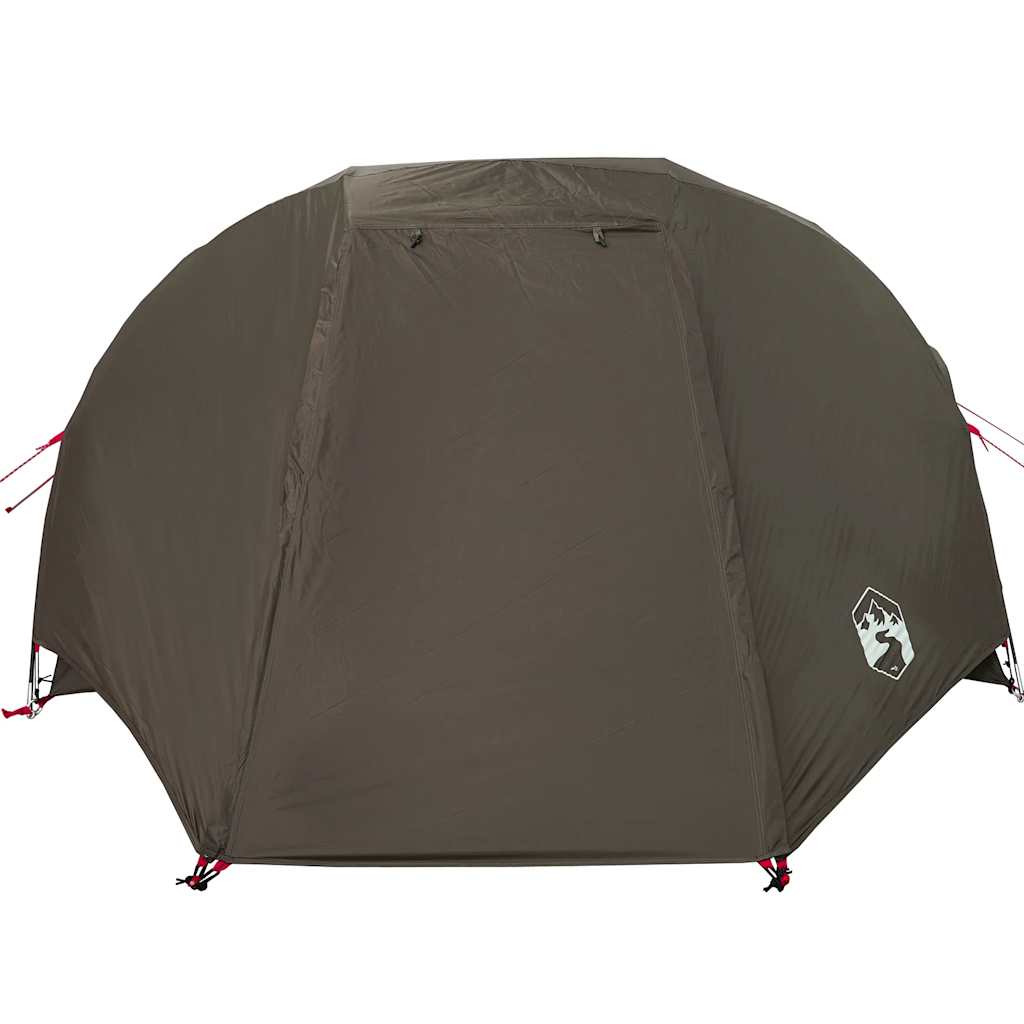 vidaXL Fishing Tent 3-Person Brown Waterproof - 312 x 216 x 114 cm