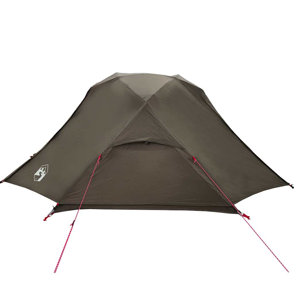 vidaXL Fishing Tent 3-Person Brown Waterproof - 312 x 216 x 114 cm