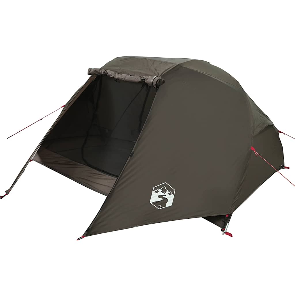 vidaXL Fishing Tent 3-Person Brown Waterproof - 312 x 216 x 114 cm