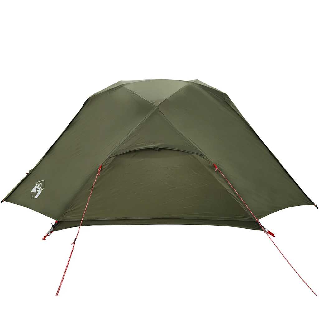 vidaXL Fishing Tent 5-Person Olive Green Waterproof - 490 x 330 x 185 cm