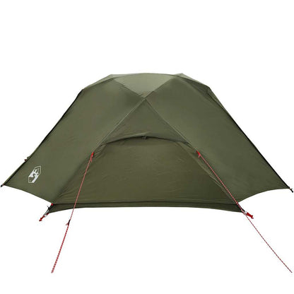 vidaXL Fishing Tent 5-Person Olive Green Waterproof - 490 x 330 x 185 cm