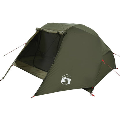vidaXL Fishing Tent 5-Person Olive Green Waterproof - 490 x 330 x 185 cm