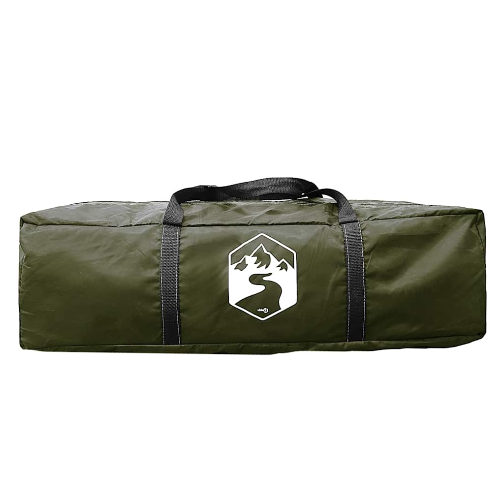 vidaXL Fishing Tent 5-Person Olive Green Waterproof - 490 x 330 x 185 cm