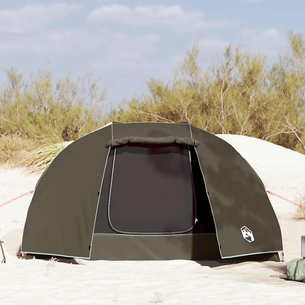 vidaXL Fishing Tent 5-Person Brown Waterproof - 490 x 330 x 185 cm