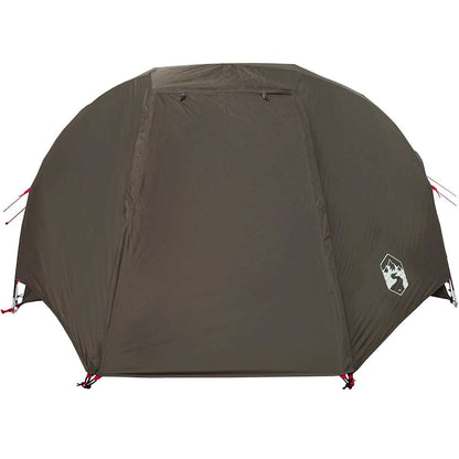 vidaXL Fishing Tent 5-Person Brown Waterproof - 490 x 330 x 185 cm