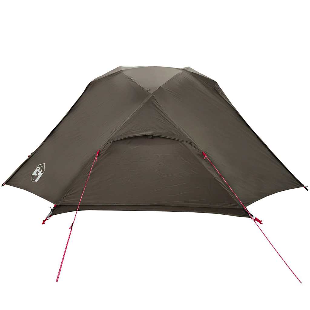 vidaXL Fishing Tent 5-Person Brown Waterproof - 490 x 330 x 185 cm