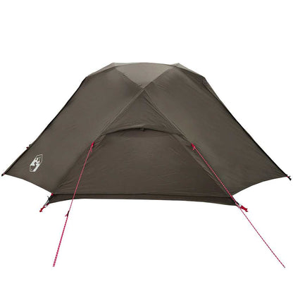 vidaXL Fishing Tent 5-Person Brown Waterproof - 490 x 330 x 185 cm