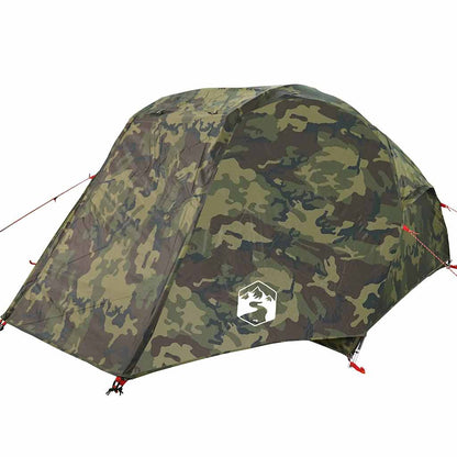 vidaXL Fishing Tent 5-Person Camouflage Waterproof - Multicolour - 490 x 330 x 185 cm